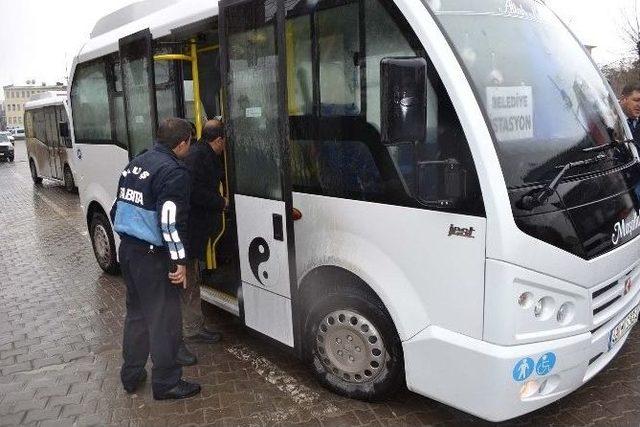 Zabıta Ekipleri Toplu Taşıma Araçlarını Denetledi