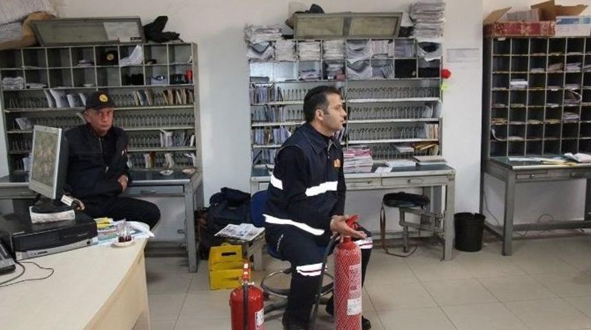 İtfaiye&rsquo;den Saruhanlı&rsquo;ya Yangın Eğitimi