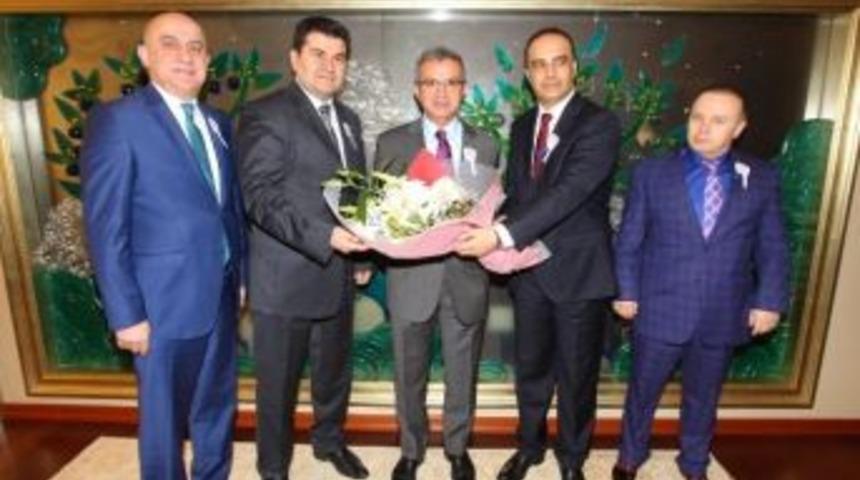 Başkan Köşker’e Vergi Dairesi’nden Konuklar