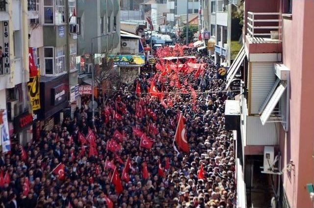 Söke’nin Şehidini Binler Uğurladı