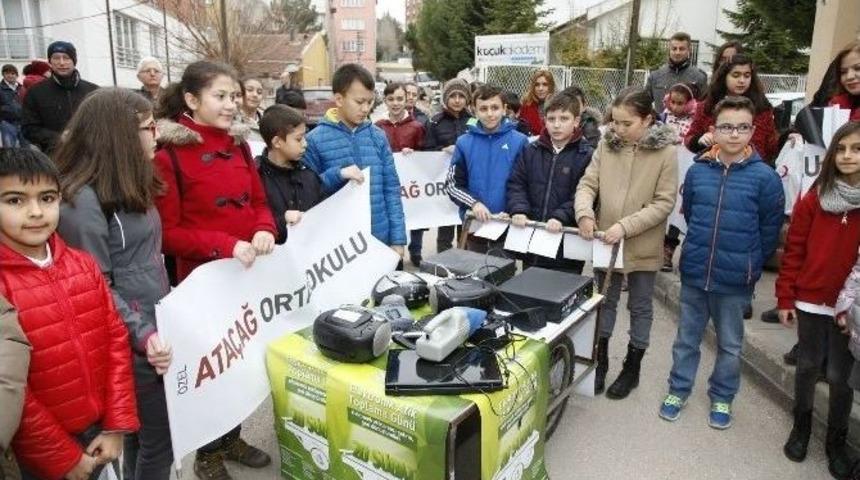 Odunpazarı Atık Elektronik Cihazları Topluyor