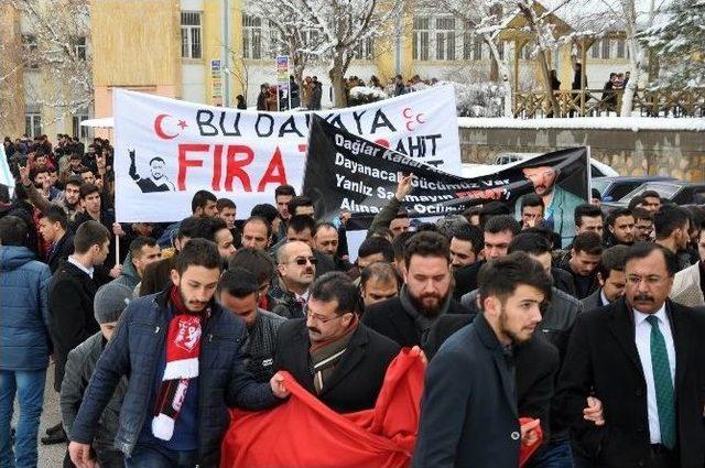 Sivas’ta ‘şehitlere Saygı Yürüyüşü’ Yapıldı