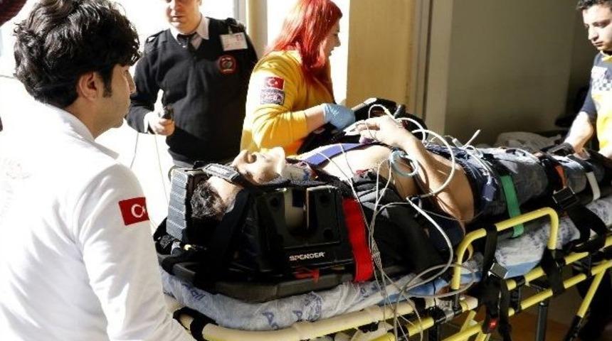 Fak&uuml;lte İnşaatında İş Kazası: 1 Ağır Yaralı