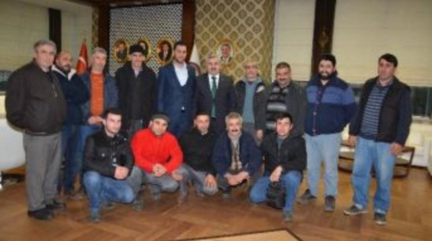 Başkan Baran, Pazarcıları Ağırladı