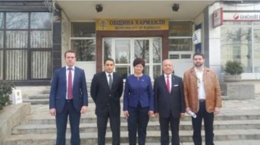 Edirne Heyetinden Harmanlı Belediyesi&rsquo;ne İade-i Ziyaret