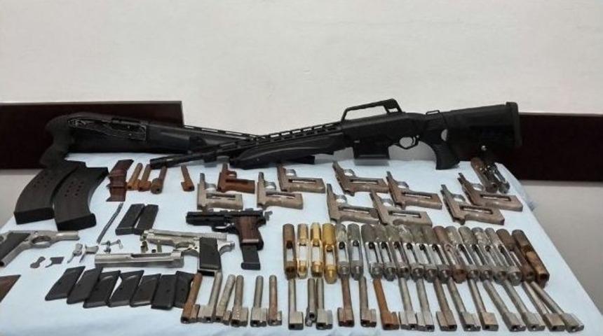 Rize&rsquo;de Ka&ccedil;ak Silah İmalathanesine Baskın