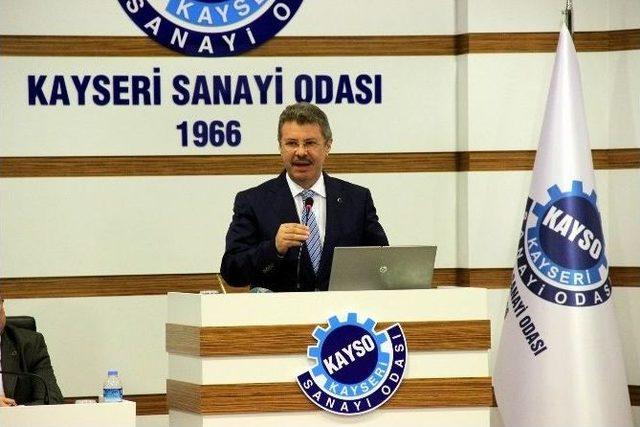 Kayseri Sanayi Odası Yönetim Kurulu Başkanı Mustafa Boydak: