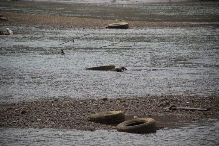 Kelkit Çayı’nda Araç Lastiği Kirliliği G1
