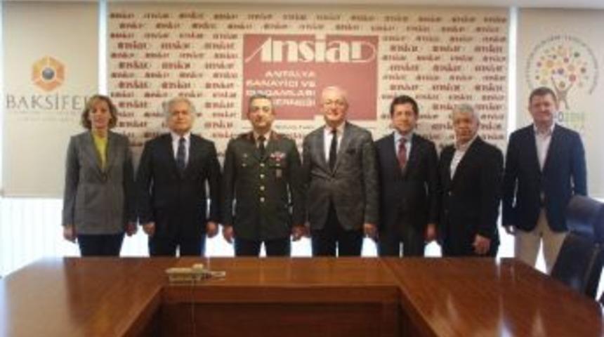 Garnizon Komutanı Kaya, Ansiad&rsquo;ı Ziyaret Etti