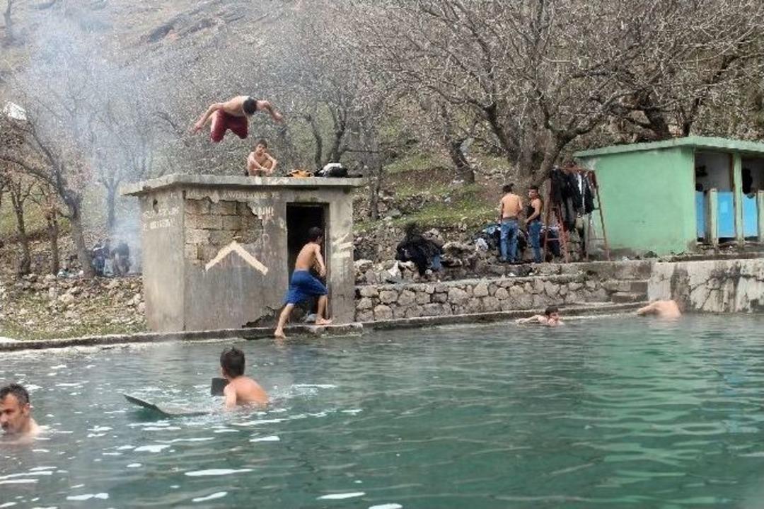 Karda Kaplıca Keyfi