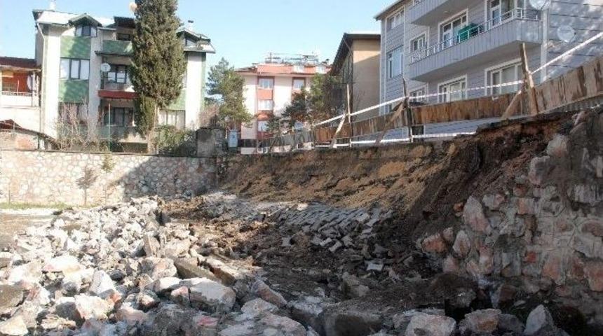 Tokat&rsquo;ta Okulun İstinat Duvarı &Ccedil;&ouml;kt&uuml;