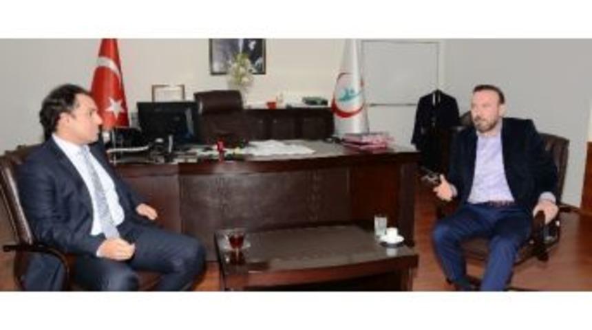 Başkan Doğan&rsquo;dan Başhekim Karabulut&rsquo;a Ziyaret
