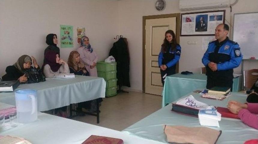 Polis, Kursiyerleri Su&ccedil; Ve Su&ccedil;lulara Karşı Uyardı