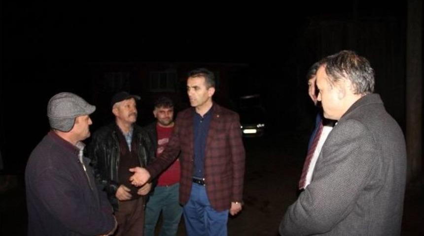 Ak Parti Teşkilatı Yangın B&ouml;lgesine Gitti