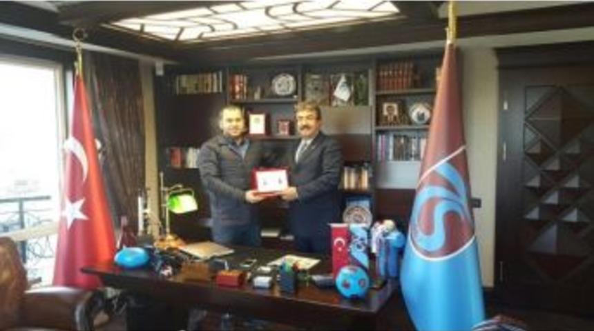 Trabzonspor&rsquo;a Bursaspor&rsquo;dan Destek Ziyareti