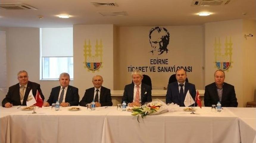 Edirne Vergi Dairesi Başkanlığından Etso&rsquo;ya Ziyaret