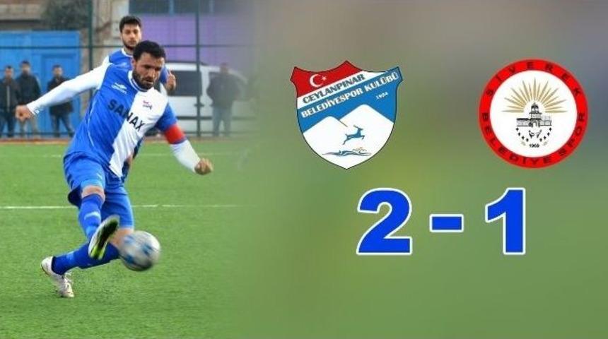 Ceylanpınar Belediye Spor Siverek Belediye Sporu Evinde Yendi
