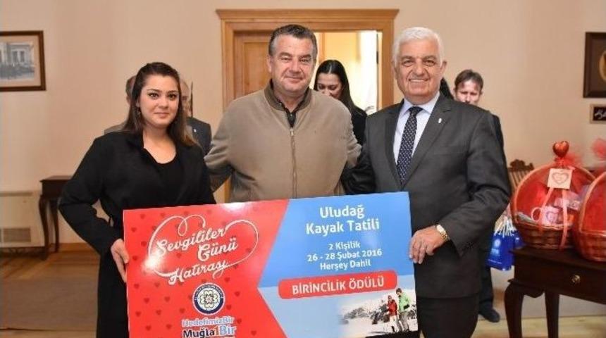 Muğla B&uuml;y&uuml;kşehrin Sevgililer G&uuml;n&uuml; Yarışması Sonu&ccedil;landı