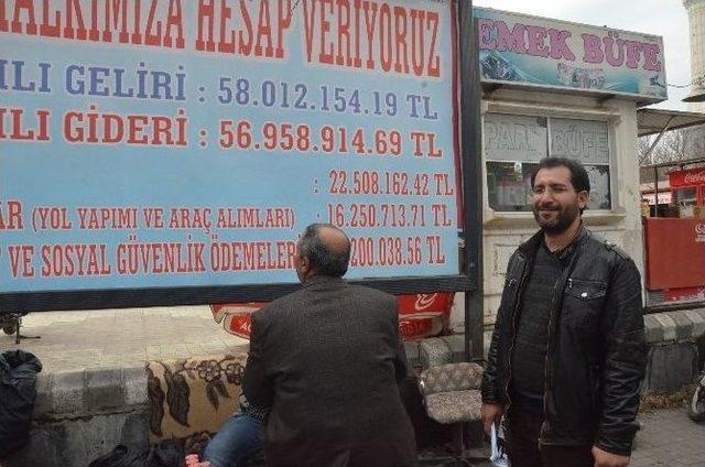 Iğdır Belediyesi’nin Gelir Gideri Billboardlarda