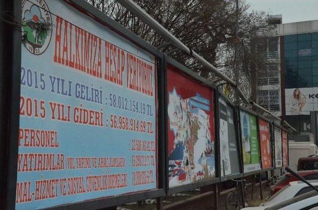 Iğdır Belediyesi’nin Gelir Gideri Billboardlarda