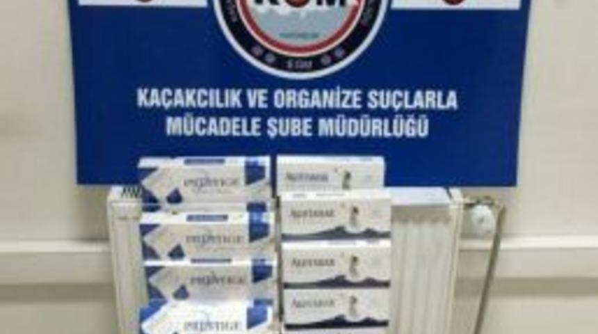 Karab&uuml;k&rsquo;te 437 Paket Ka&ccedil;ak Sigara Ele Ge&ccedil;irildi