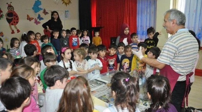 K&uuml;&ccedil;&uuml;klere &rsquo;ebru&rsquo; Yaptı