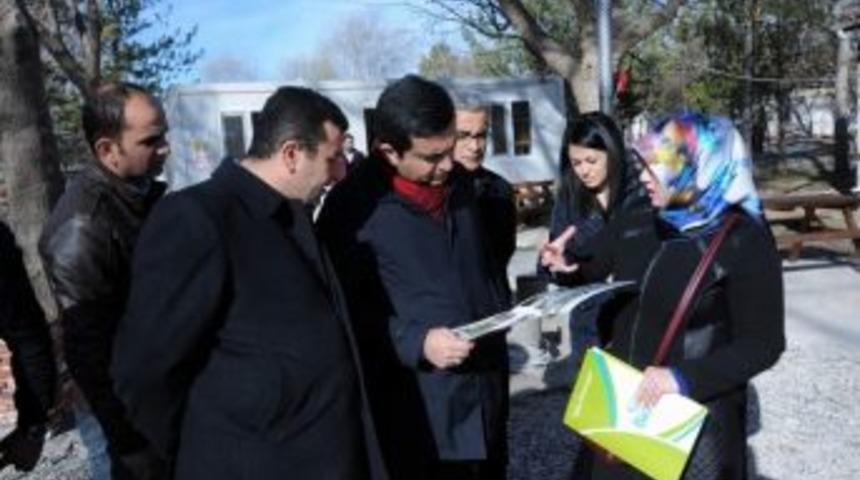 Başkan Bahçeci Yapımı Süren Projeleri İnceledi