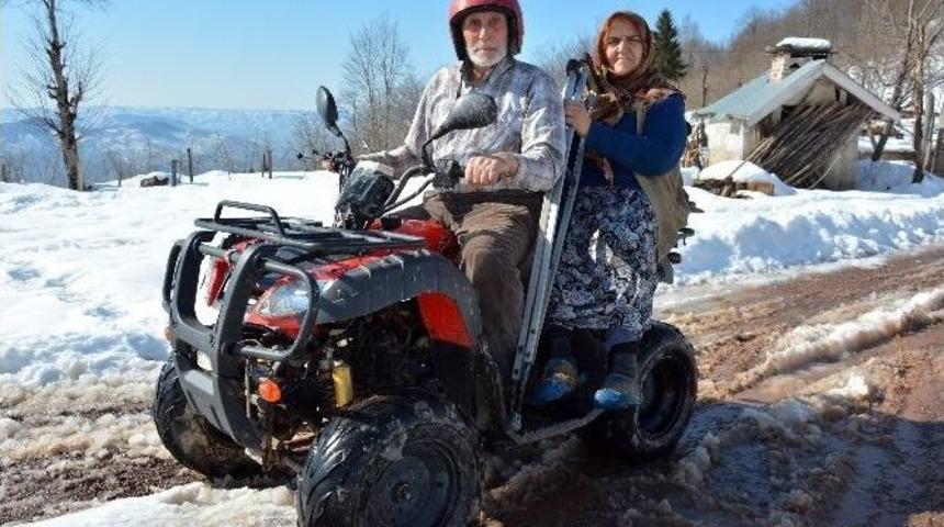 85&rsquo;lik Dede Ve Ninenin Atv Tutkusu