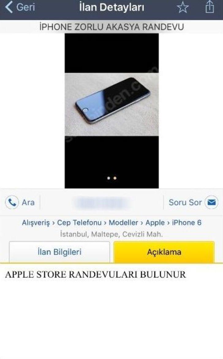 Apple Store Randevusu Karaborsaya Düştü G1