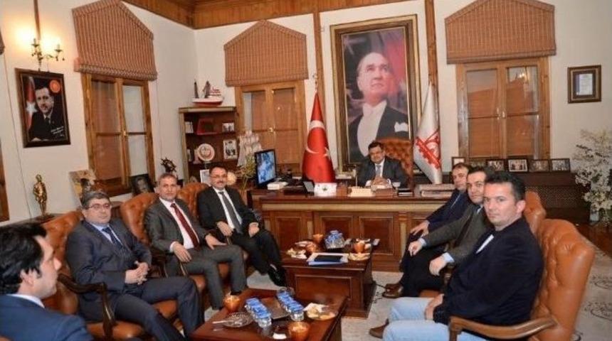 Oedaş Genel M&uuml;d&uuml;r&uuml; K&ouml;ker&rsquo;den Başkan Yağcı&rsquo;ya Ziyaret