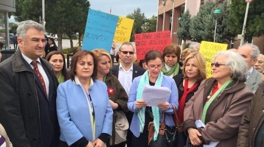 Chp İzmir Konak Kadın Kollarından Basın A&ccedil;ıklaması