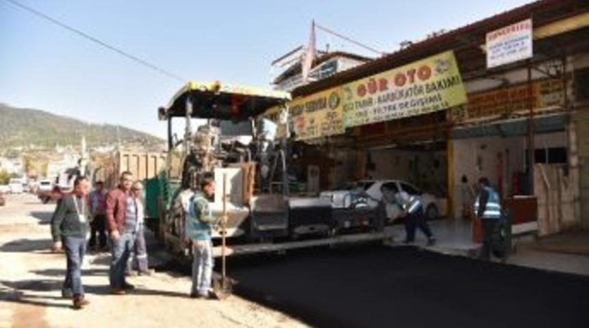 Alanya Sanayisi Asfaltlanıyor