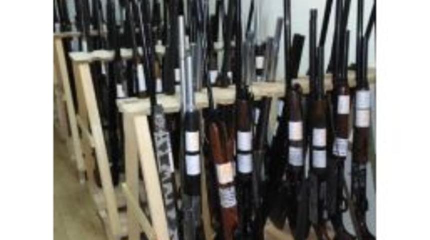 Av Koruma Ekiplerinin Yakaladığı T&uuml;fekler Satışa &Ccedil;ıkıyor