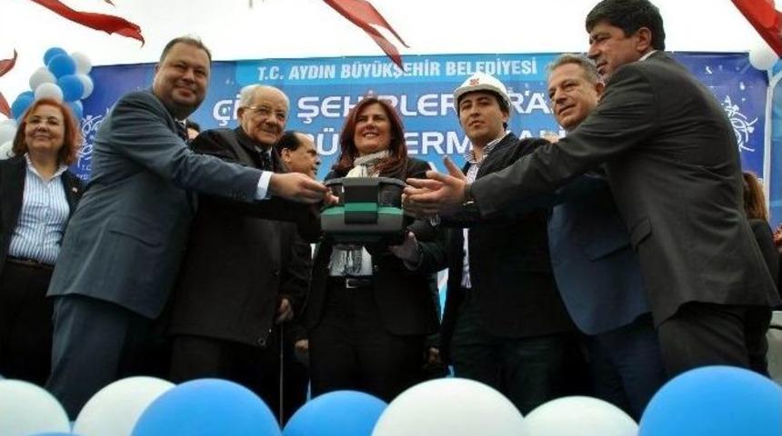 &Ccedil;er&ccedil;ioğlu, &Ccedil;ine Otob&uuml;s Terminalinin Temelini Attı