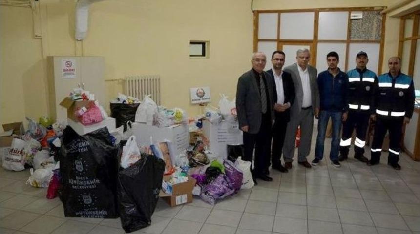 T&uuml;rkmenlere İla&ccedil; Seferberliğine Karacabey&rsquo;den B&uuml;y&uuml;k Destek