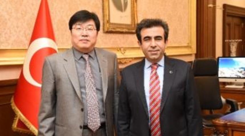 Vali G&uuml;zeloğlu, Posco Assan Tst Ceo&rsquo;sunu Makamında Kabul Etti