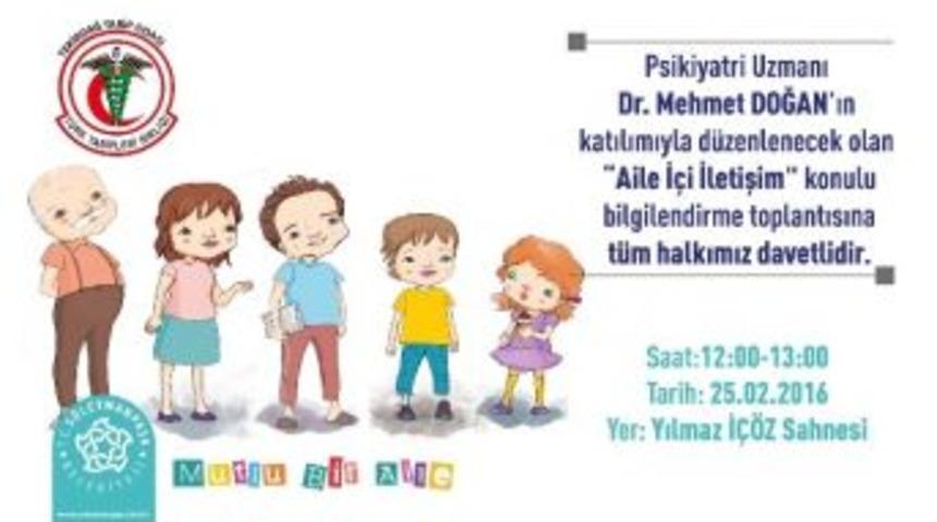 &rsquo;aile İ&ccedil;i İletişim&rsquo; Hakkında Bilgilendirme Toplantısı