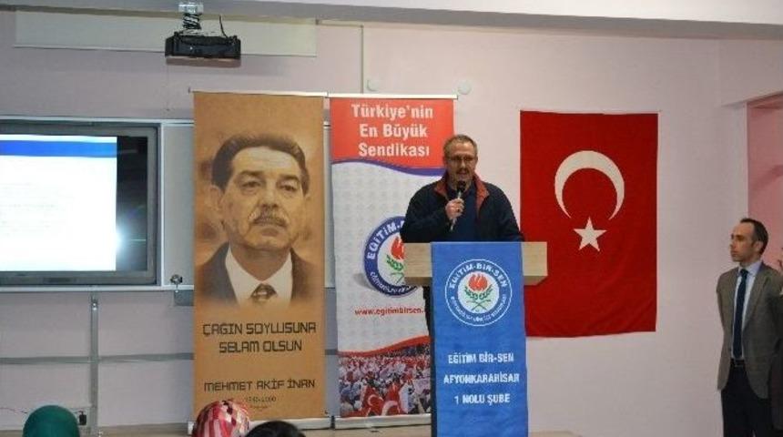 Eğitim Bir-sen Afyonkarahisar Şubesi &Uuml;yelerini Sınava Hazırlıyor