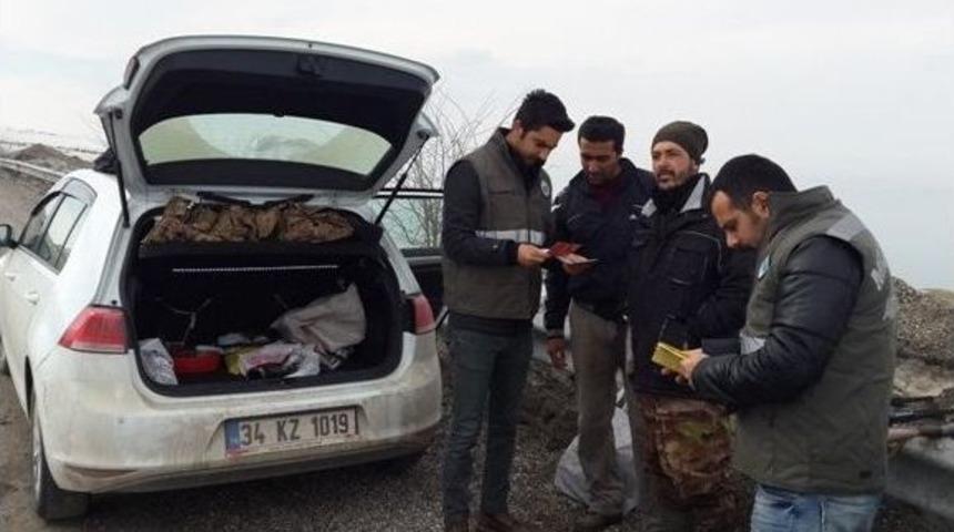 Ka&ccedil;ak Avlananlara 100 Bin Tl Ceza Kesildi