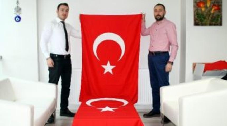 Samsun&rsquo;dan Şırnak&rsquo;a 500 T&uuml;rk Bayrağı