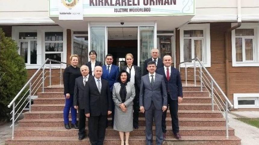 Vali Civelek&rsquo;ten T&uuml;rk Telekom Ve Orman İşletmeye Ziyaret