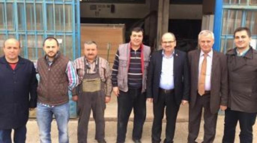 Ak Parti Tekirdağ Teşkilatından Sanayi Esnafına Ziyaret