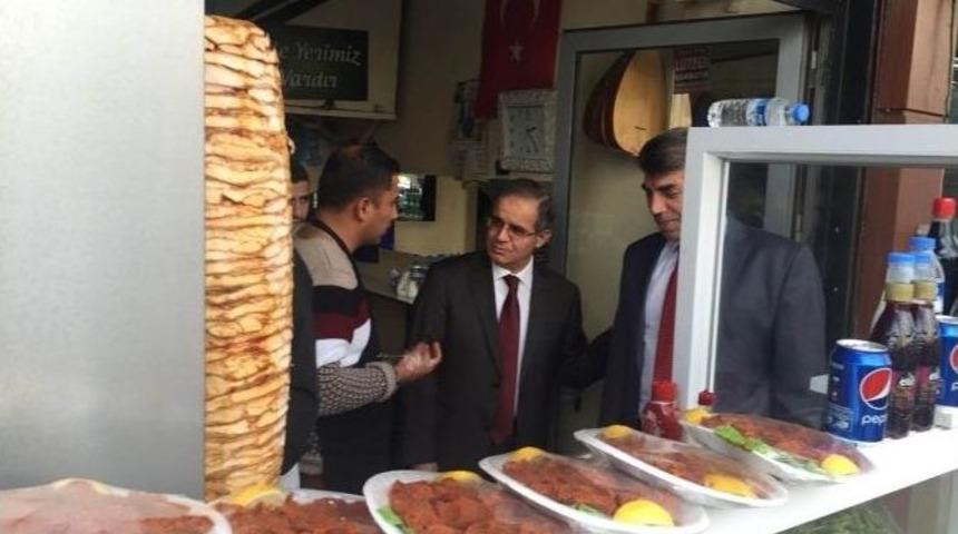 Vali Tapsız, Esnafları Ziyaret Etti