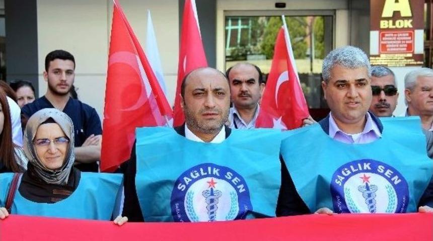 Aydın Sağlık-sen&rsquo;den Adaletsiz D&ouml;ner Sermaye Eylemi