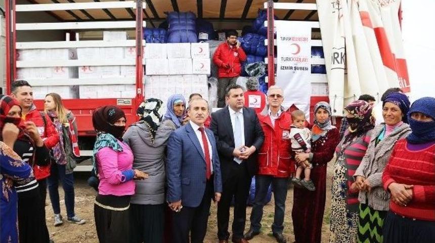 Torbalı&rsquo;daki Suriyeli M&uuml;ltecilere Yardım Seferberliği