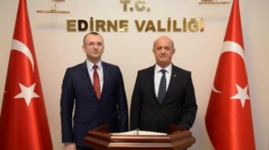 Bulgar Heyetinden Edirne Vali Vekili Tan&ccedil;&rsquo;a Ziyaret