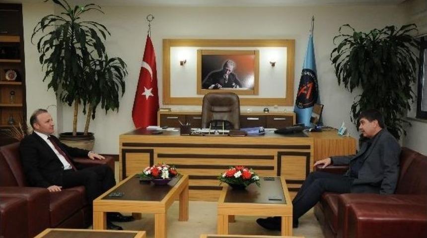T&uuml;rel, Vekil Rekt&ouml;r&uuml; &Uuml;nal&rsquo;ı Ziyaret Etti