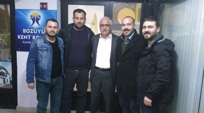 Boz&uuml;y&uuml;k Kurtk&ouml;yl&uuml;ler Derneği&rsquo;nden Kent Konseyi&rsquo;ne Ziyaret