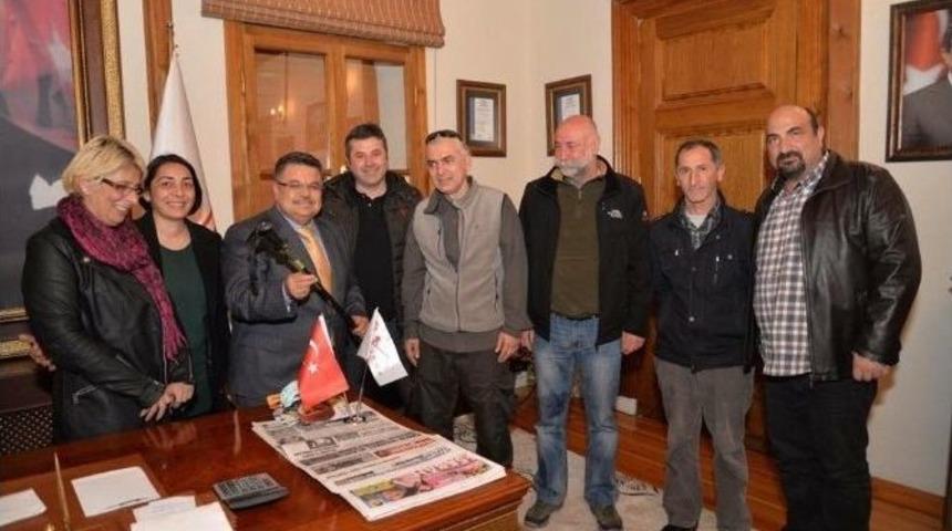 Bidos&rsquo;tan Başkan Yağcı&rsquo;ya Ziyaret