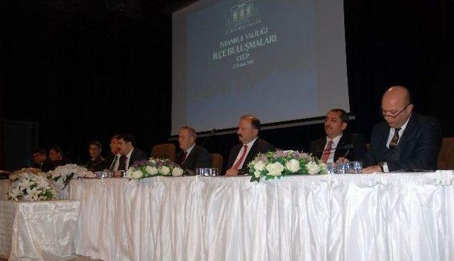 İstanbul Valisi Şahin Eyüp İlçe Yöneticileri İle Bir Araya Geldi